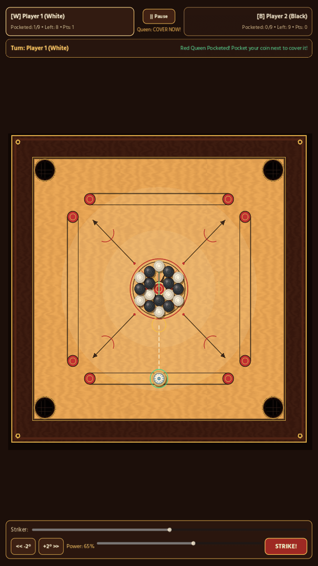 Carrom by Walletmix (ক্যারম খেলা) screenshot 7